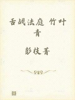 舌战法庭 竹叶青